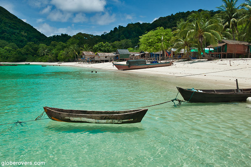 Moken houses, Myeik Archipelago, Myanmar