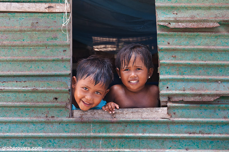 Moken kids, Myeik, Archipelago, Myanmar