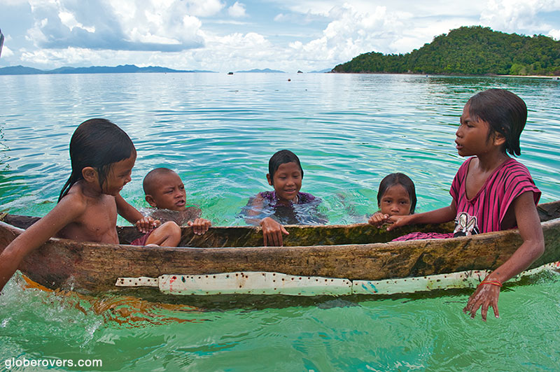 Moken kids, Myeik Archipelago, Myanmar