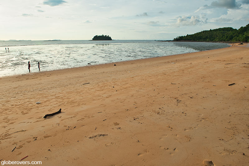 Around the beach at Palautonetone Island outside Kawthaung, Myanmar
