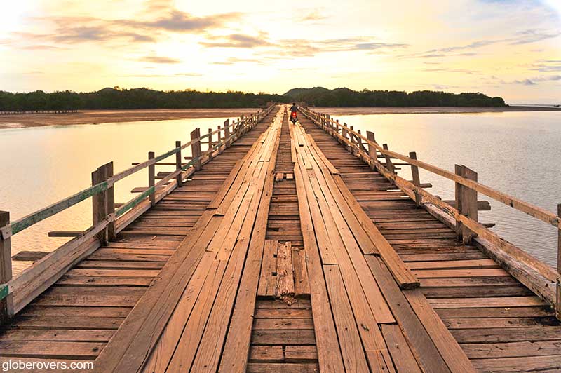 Bridge to Palautonetone Island outside Kawthaung, Myanmar