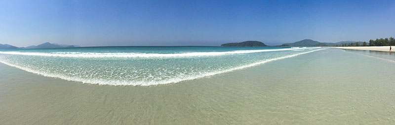 One of the many beautiful beaches of the Myeik Archipelago, Myanmar