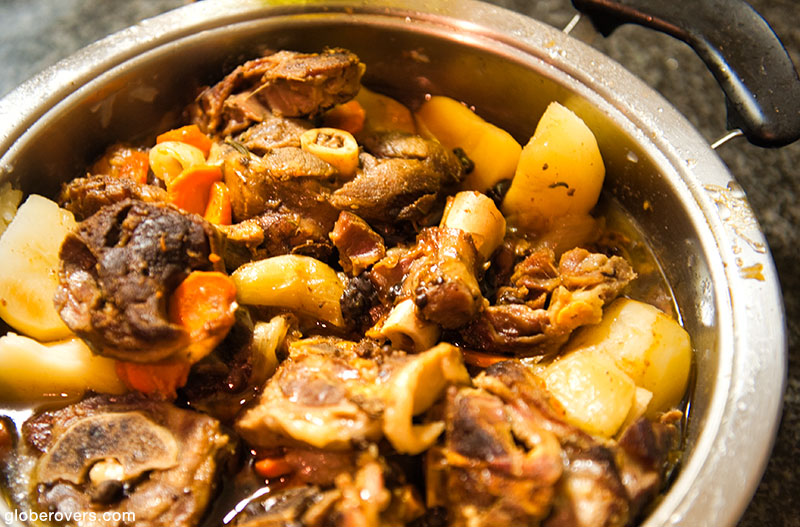 Enjoy the delicious South African food