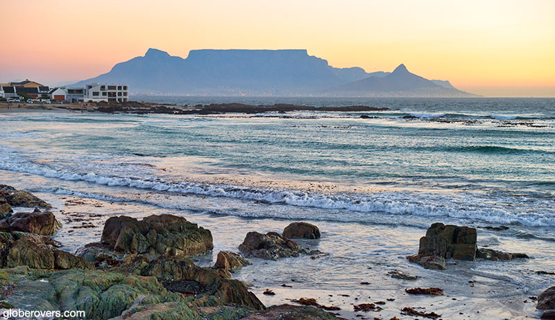 Sunset over Table Mountain, Cape Town, South Africa