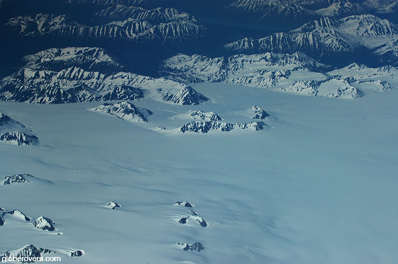 For much of Alaska you need a seaplane (in summer) or a snowmobile (in winter) as roads are scarce. 