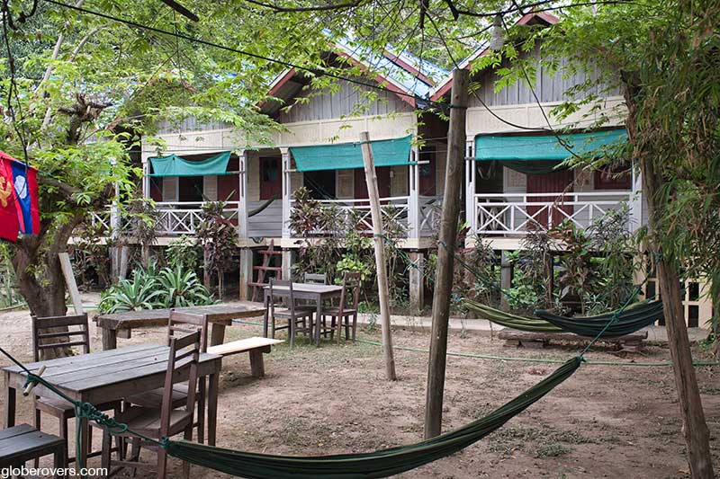 Backpacker huts on Don Khon Island, Laos