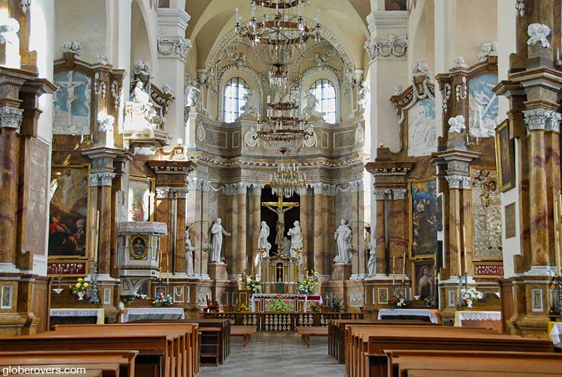 Interior of the Brazilian Convent or Bernardine Monastery, Grodno, Belarus