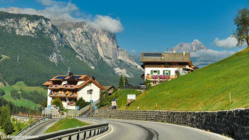 Around Corvara, Alta Badia, Dolomites, Italy