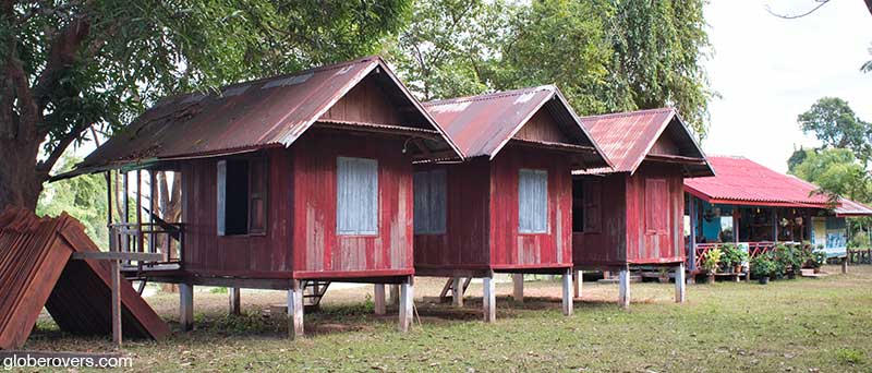 Local huts on Don Det, southern Laos