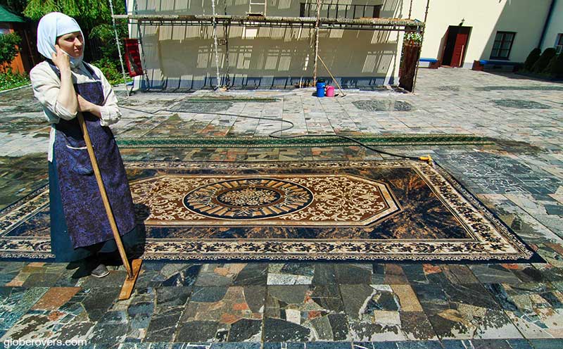 Nun at Moscow Patriarcal Church, Grodno, Belarus