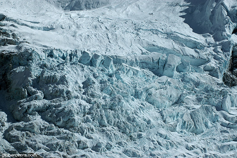 Khumbu Ice Fall (tongue of a glacier) near Everest Base Camp, Himalayas, Nepal
