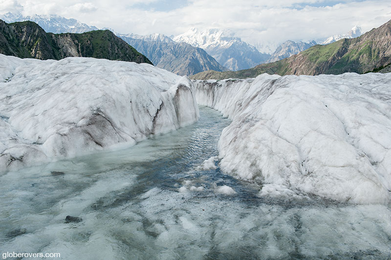 Minapin Glacier at Rakaposhi Base Camp, Hunza Valley, Pakistan