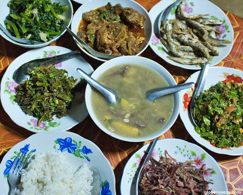Burmese food, Nagaland, Myanmar
