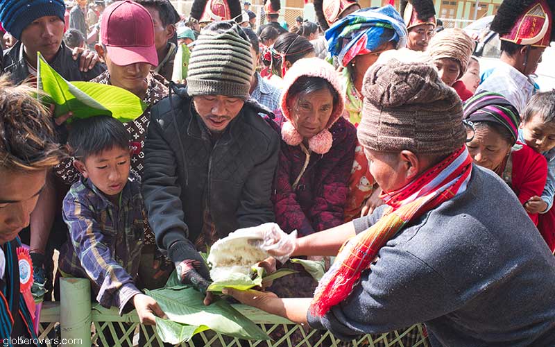 Lunch-Nagaland Festival, Myanmar