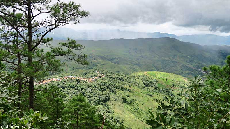 An Akha village south of Kengtung, Shan State, Myanmar