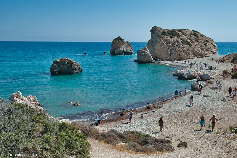 Aphrodite's Rock, Coastline southeast of Paphos, Republic of Cyprus