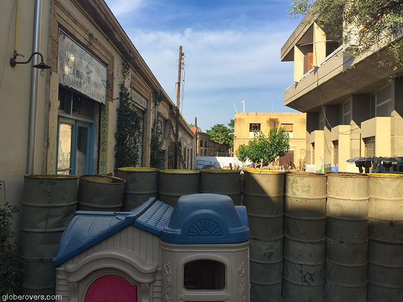 Border crossing of south to north Nicosia, Republic of Cyprus