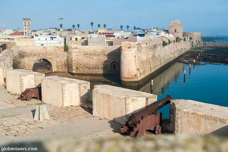 Portuguese fortified city walls of Mazagan, El Jadida, Morocco