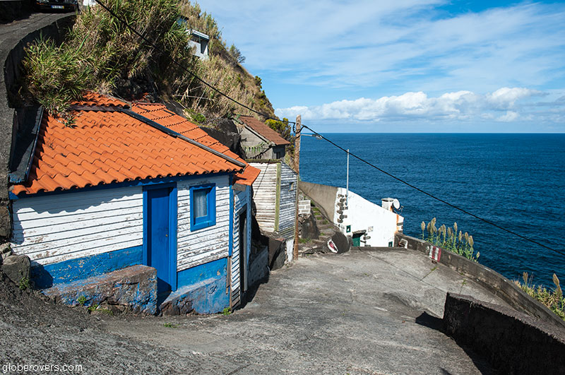 Scenery around Farol do Arnel, São Miguel Island, Azores, Portugal