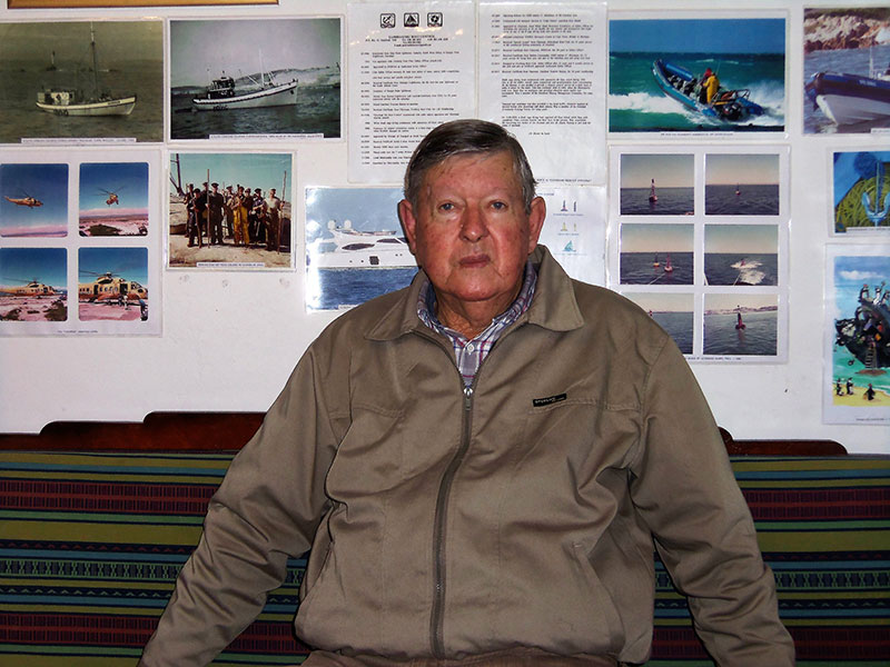 Koos of Danger Point Lighthouse Gansbaai Cape South Africa