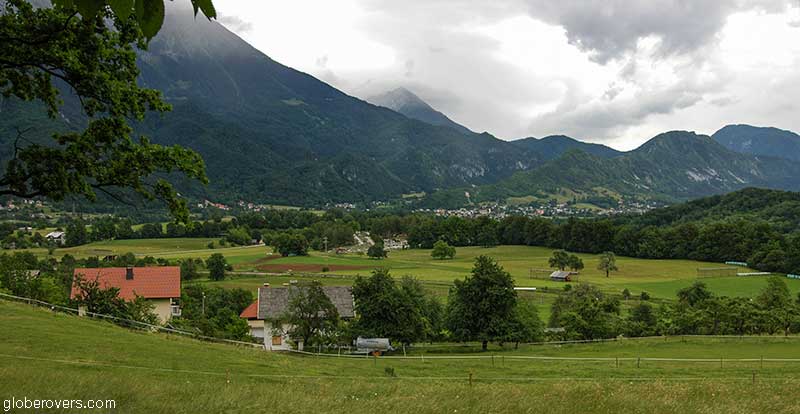 Villages near Triglavski Narodni Park, near Bled, Slovenia