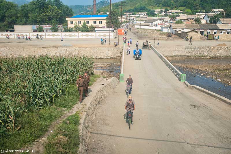Scenery in rural North Korea