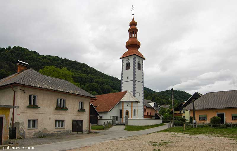 Villages near Triglavski Narodni Park, near Bled, Slovenia