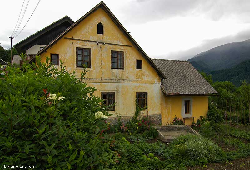 Village near Triglavski Narodni Park, Lake Bled