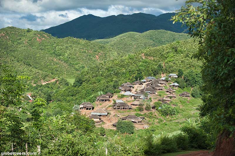 Wanmy village of the Wa Ann Tribe, east of Kengtung, Shan State, Myanmar Tribe, east of Kengtung, Shan State, Myanmar