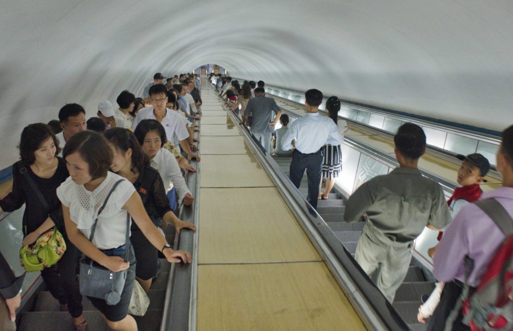 Metro Station. Pyongyang, North Korea, DPRK