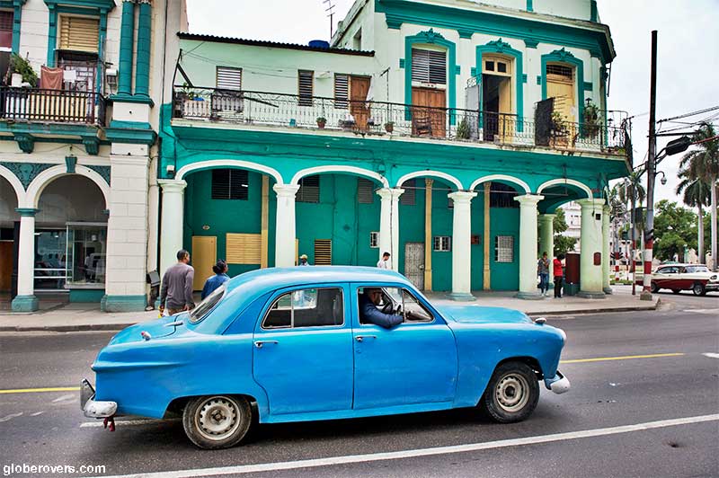 Vintage car in Old Havana (La Habana Vieja), Cuba