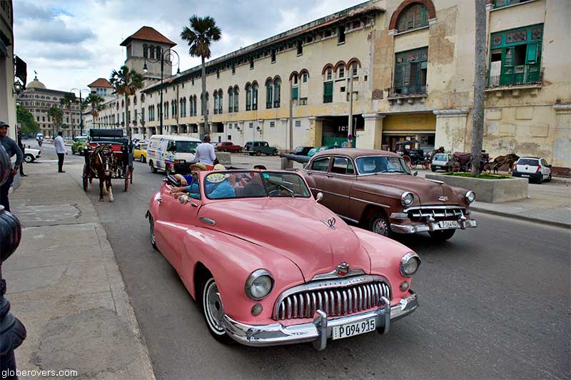 Vintage car in Old Havana (La Habana Vieja), Cuba