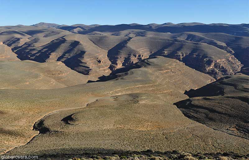 High Atlas Mountains near Agoudal, Morocco