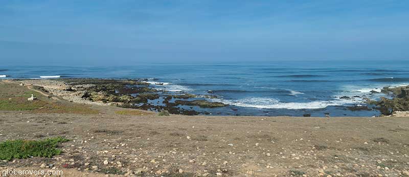 Oualidia on the coastal road from El Jadida to Safi, Morocco