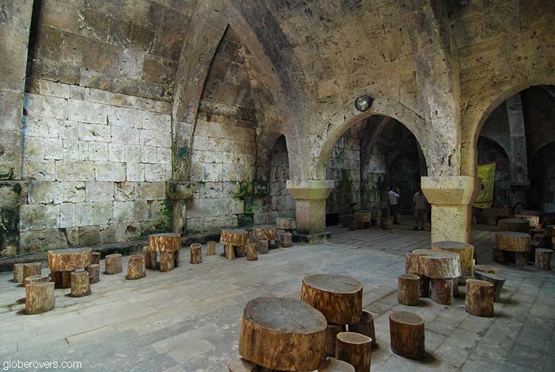 The refectory at Haghartsin Monastery, near Dilijan, Northern Armenia
