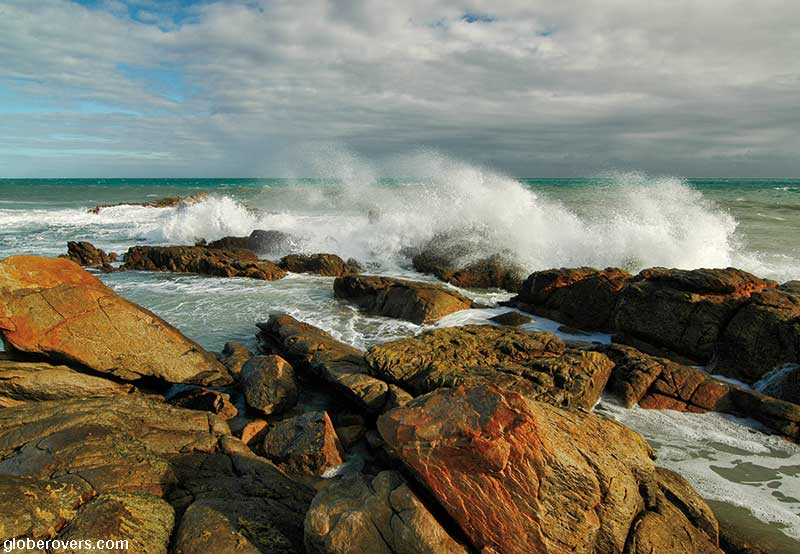 Cape Agulhas, Africa's Southernmost Point where the Atlantic and Indian Oceans meet