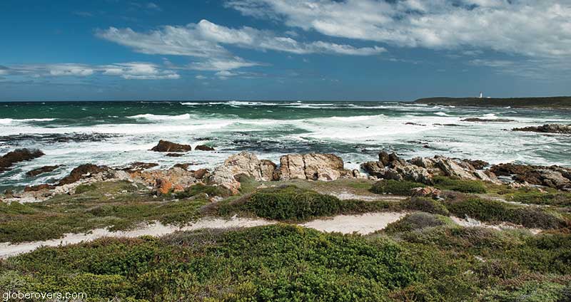 Beautiful coastline around Cape Agulhas area