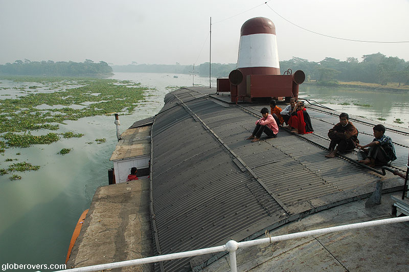 Boat ride on "The Rocket" from Dhaka to Barisal, Bangladesh