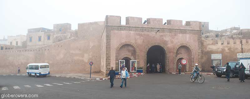 Walls of the medina of Essaouira, Morocco