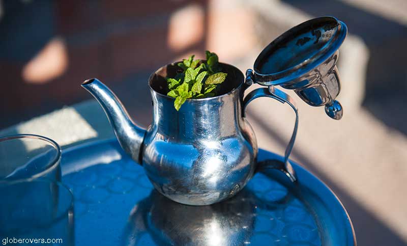 Tea at Auberge Amazigh, Tamtetoucht, Morocco
