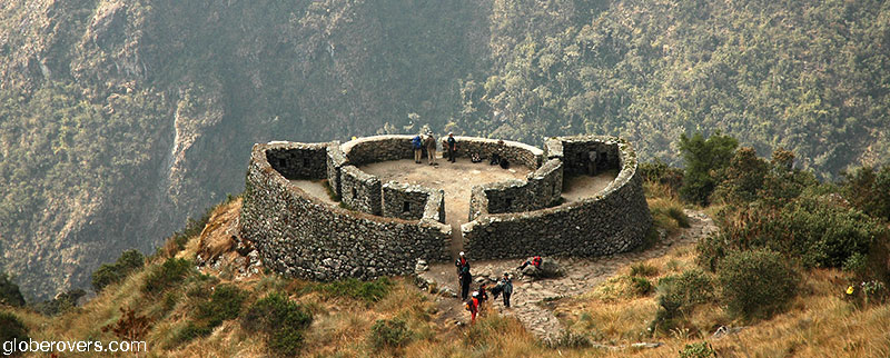 Ruins of Runkurakay (Trading Post) Inca Trail, Peru