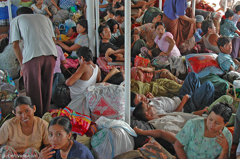 Boat Ayeyarwady Irrawaddy River Myanmar Burma