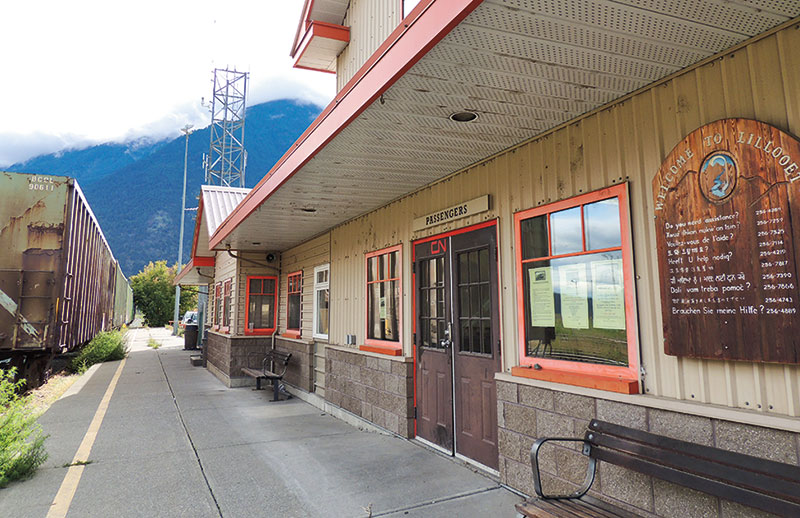 Train station Lillooet, Canada