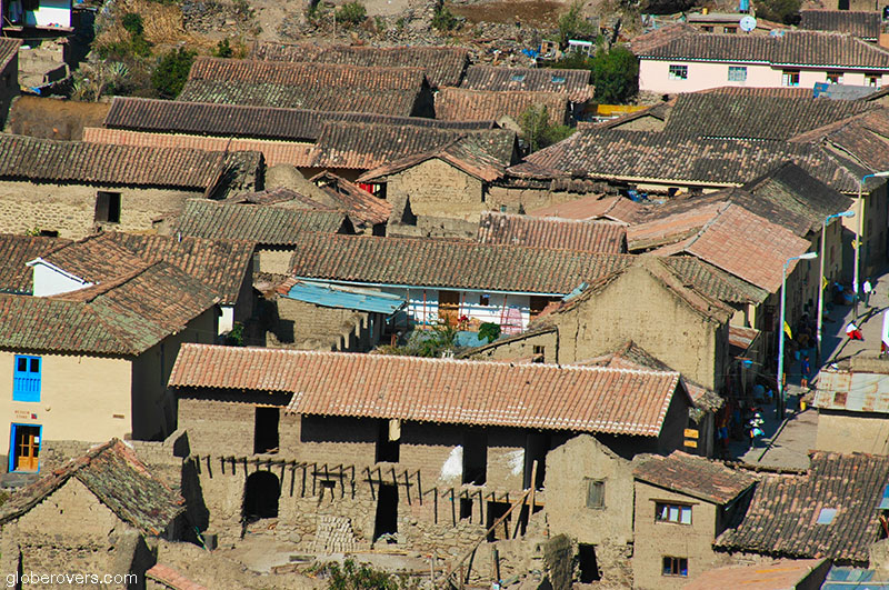 Village of Ollantaytambo, Sacred Valley 60km from Cusco, Peru