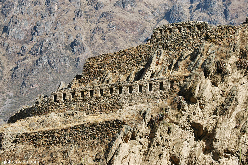 Ruins, Village of Ollantaytambo, Sacred Valley 60km from Cusco, Peru