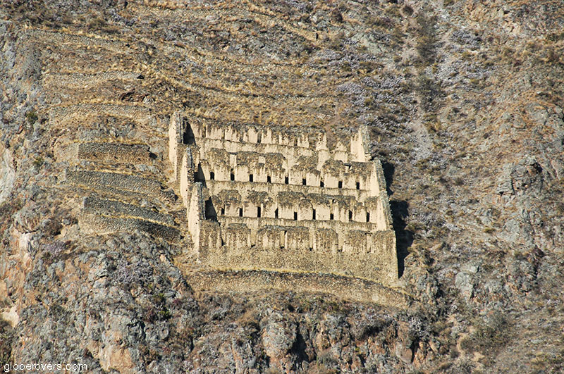 Ruins, Village of Ollantaytambo, Sacred Valley 60km from Cusco, Peru