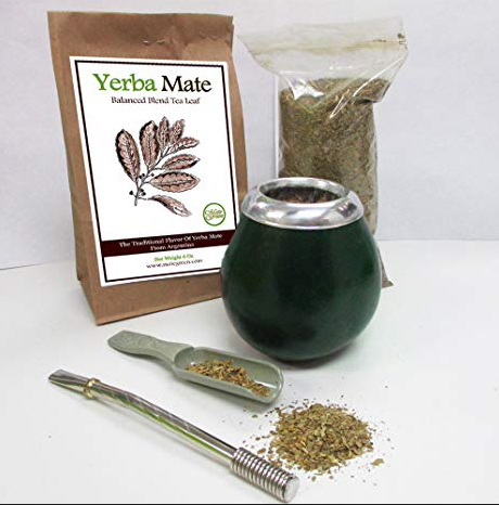 Yerba Mate Tea Gourd Cup Straw Bombilla