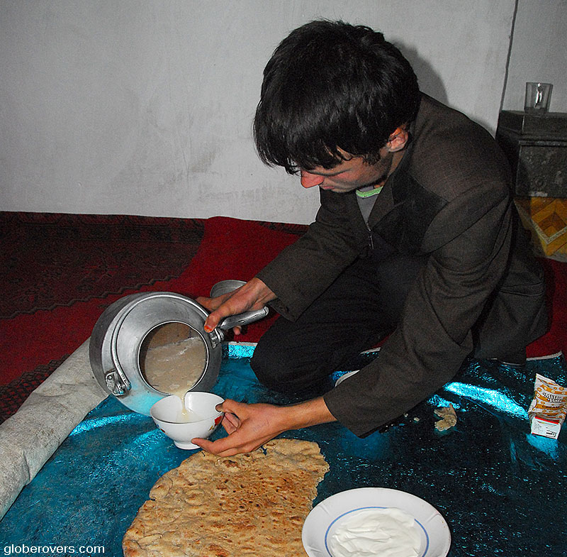 Breakfast, Shughnan, Afghanistan