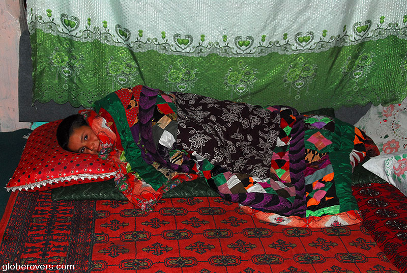 Sleeping in Shughnan, Afghanistan