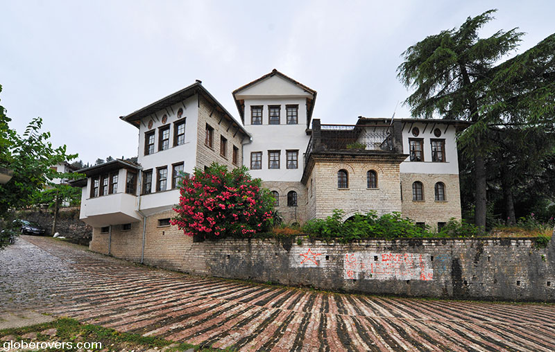 The birthplace of Enver Hoxha, now the ethnographic museum in Gjirokaster, Albania